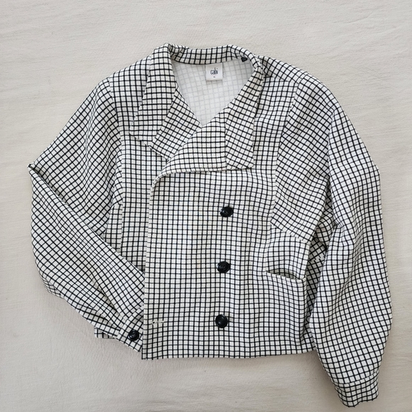 Cabi grid blazer jacket medium women's - Picture 1 of 8